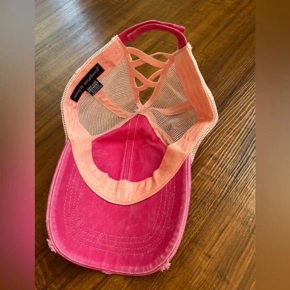 Simply Southern Pink Trucker Hat - Picture 5 of 5